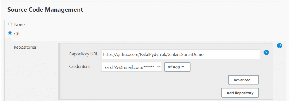 Zdjęcie pokazujące wypełnione pole z danymi autoryzacyjnymi